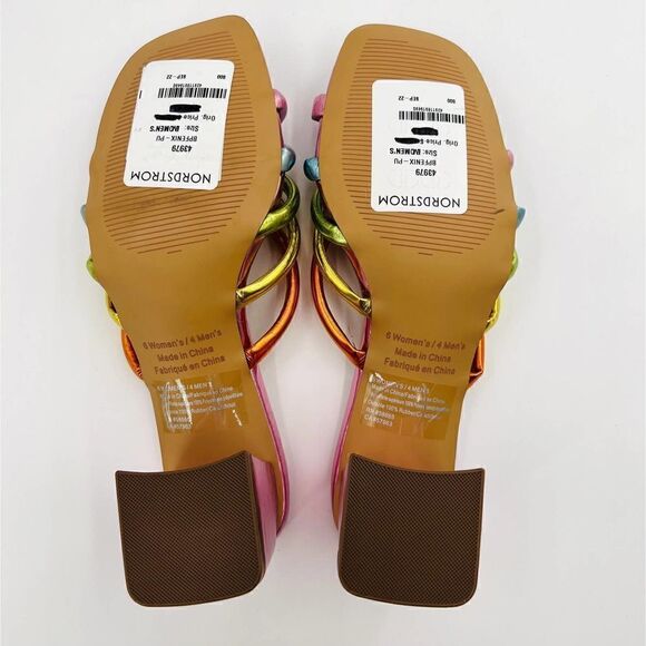 BE PROUD BY BP Fenix Slide Multicolor Sandal Size 6 - Picture 11 of 11